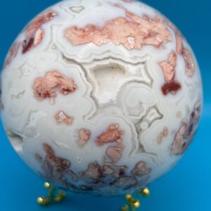 Pink (Cotton Candy) Agate Sphere - Image 2