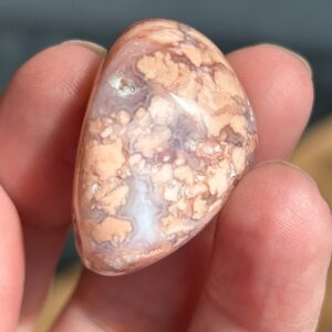 Pink (Cotton Candy) Agate Tumble Stone - Image 3