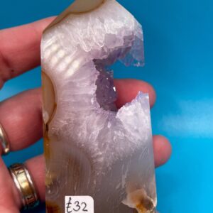 Amethyst with Flower Agate Tower - Image 4