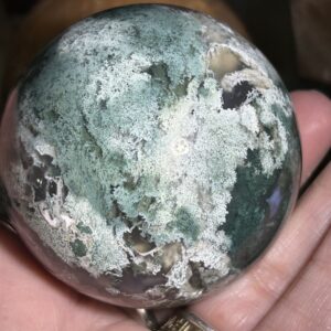 Moss Agate Sphere - Image 5