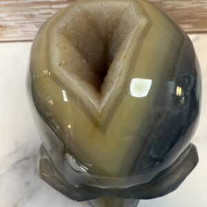 Agate Skull Carving - Image 6