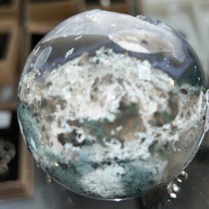 Moss Agate Sphere - Image 9