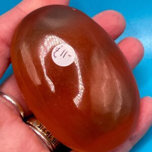 Honey Calcite Palm Stone - Image 2