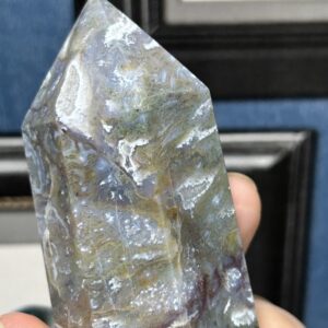 Large Moss Agate Tower - Image 9
