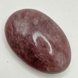 Lavender Rose Quartz Palm Stone