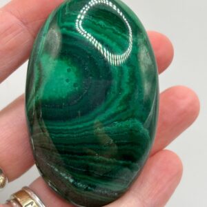 Malachite Palm Stone