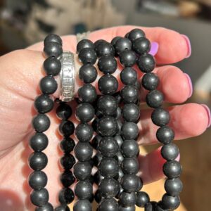 Shungite Bead Bracelet - Image 2