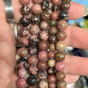 Rhodonite Bead Bracelet - Image 4