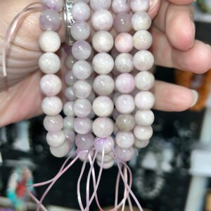 Kunzite 8mm Bead Bracelet