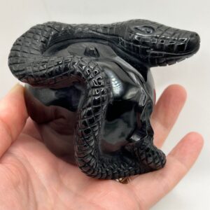 Black Obsidian ‘Original Sin’ Apple with Snake - Image 7