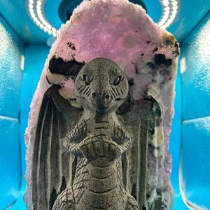 Extra Large Amethyst Geode Dragon