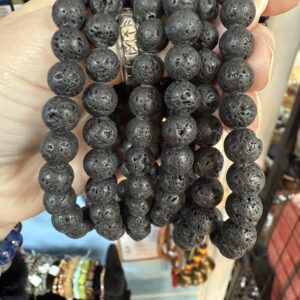 Lava Stone Bead Bracelet