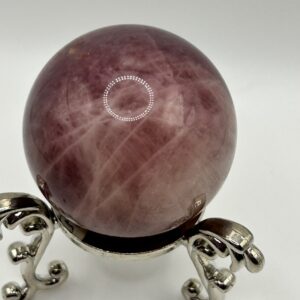 Lavender Rose Quartz Sphere - Image 3