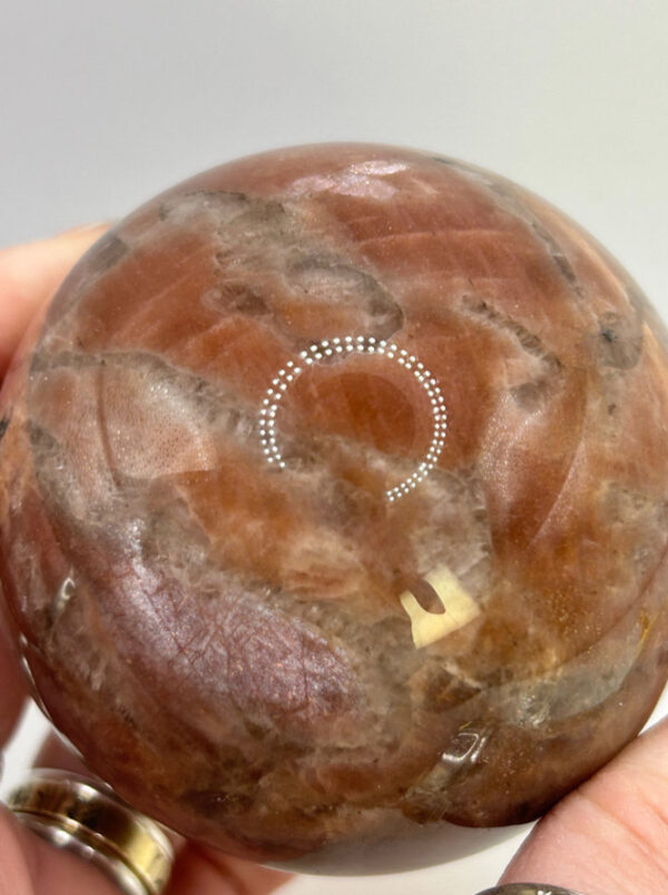 Sunstone with Smoky Quartz Sphere - Image 7