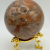 Sunstone with Smoky Quartz Sphere - Image 2