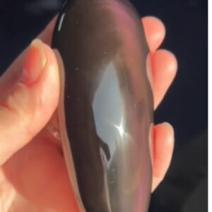 Rainbow Obsidian Palm Stone