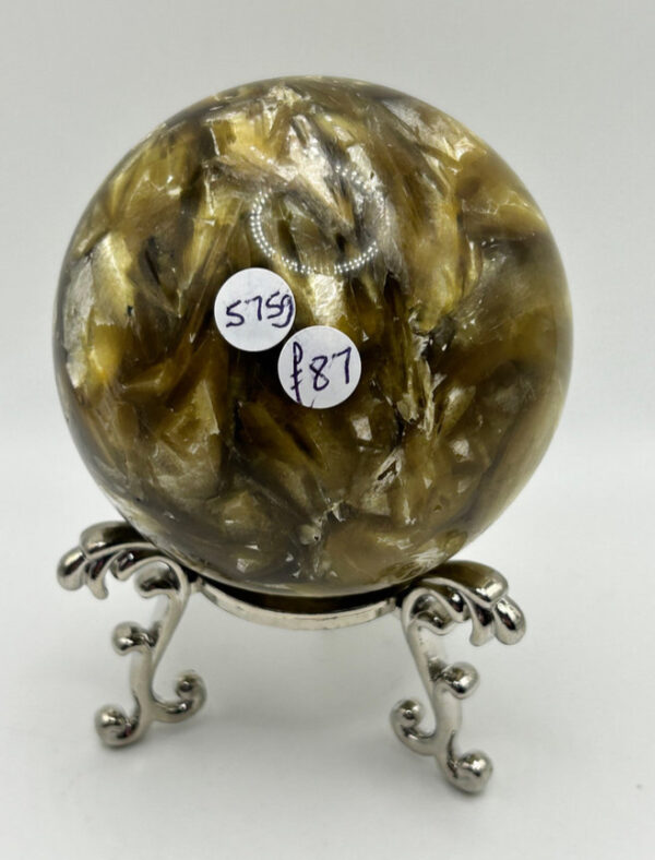 Golden Mica Sphere - Image 3