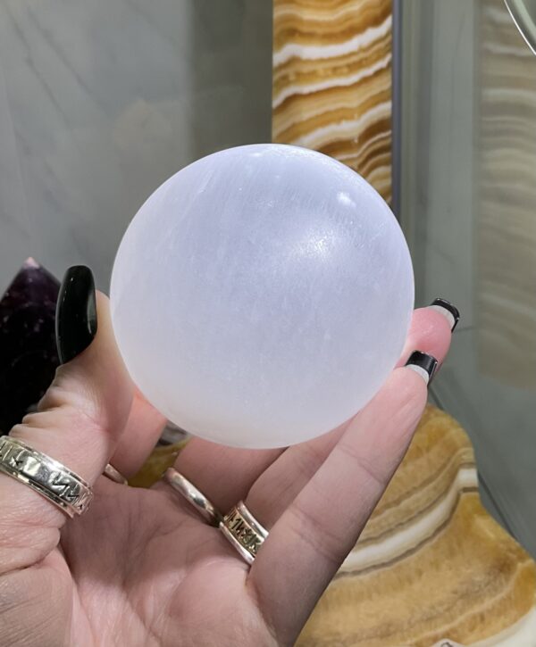 Selenite (Satin Spar) Sphere