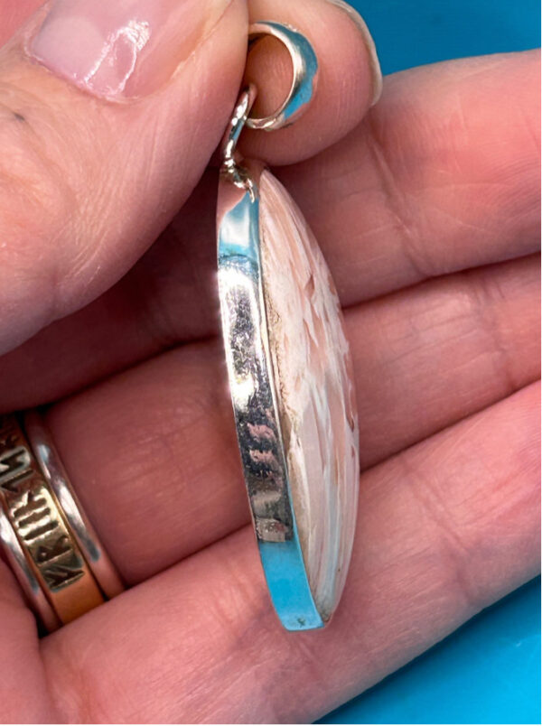 Peach Scolecite Pendant - Image 3