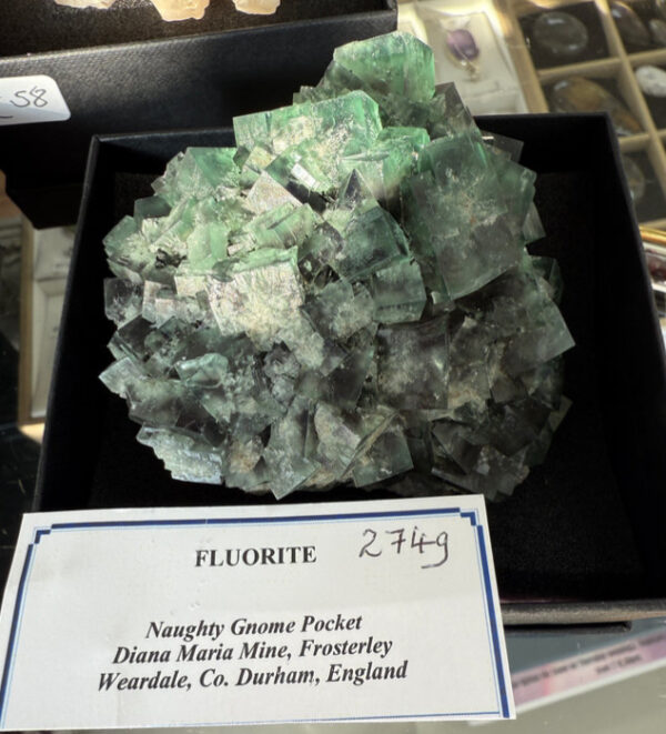 Naughty Gnome Pocket- UK Fluorite Specimen - Image 4