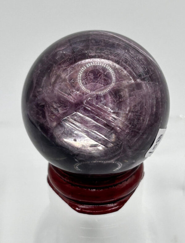 Gem Lepidolite (Purple Mica) Sphere