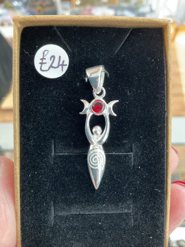 Goddess Pendant- Sterling Silver