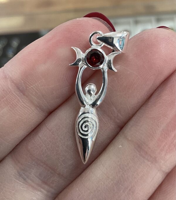 Goddess Pendant- Sterling Silver - Image 3