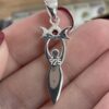 Goddess Pendant- Sterling Silver - Image 4