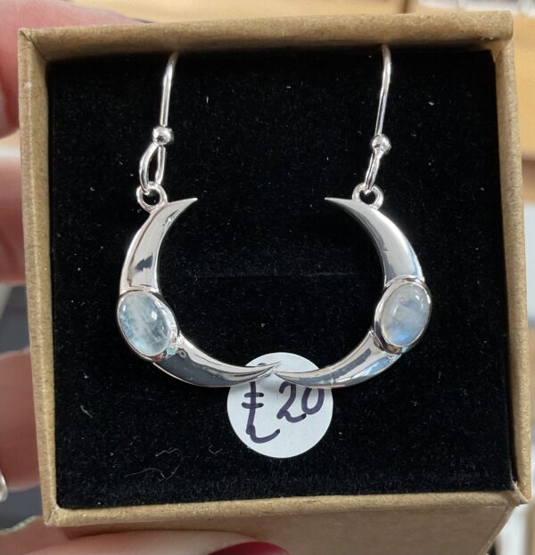 Crescent Moon Earrings - Image 3