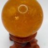 Yellow Fluorite with Mica Sphere - Image 2