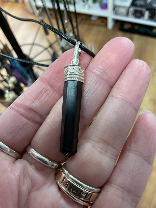 Shungite Point Pendant - Image 2