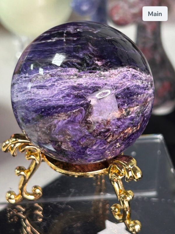 Charoite Sphere