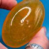 Orange Calcite Palm Stone