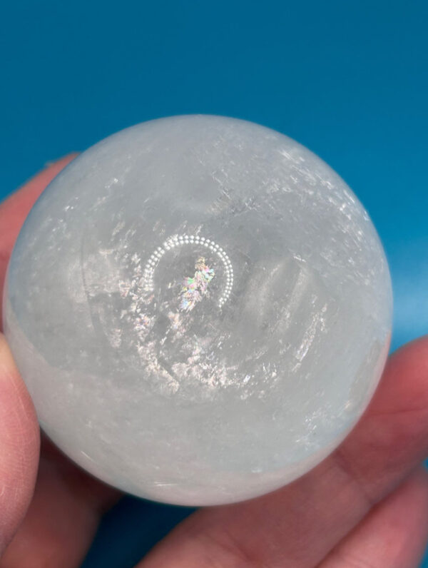 White Calcite Sphere - Image 4