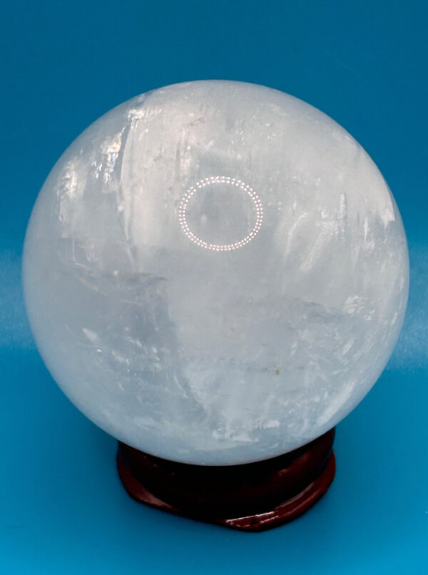 White Calcite Sphere