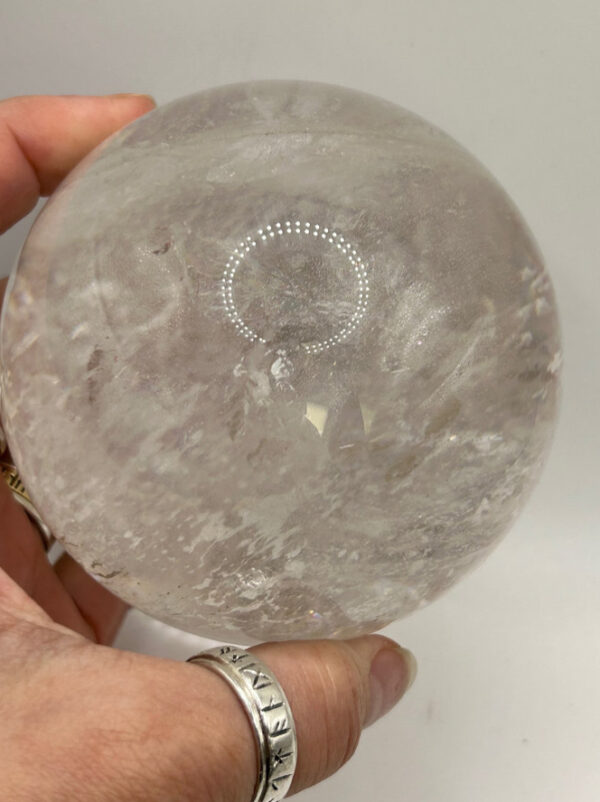 Large Clear Quartz Sphere - Image 4