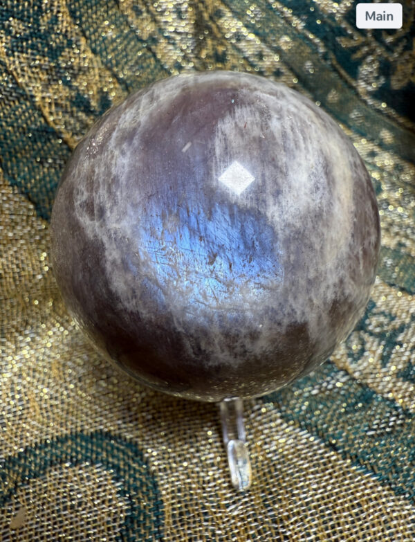 Sunstone in Moonstone Sphere