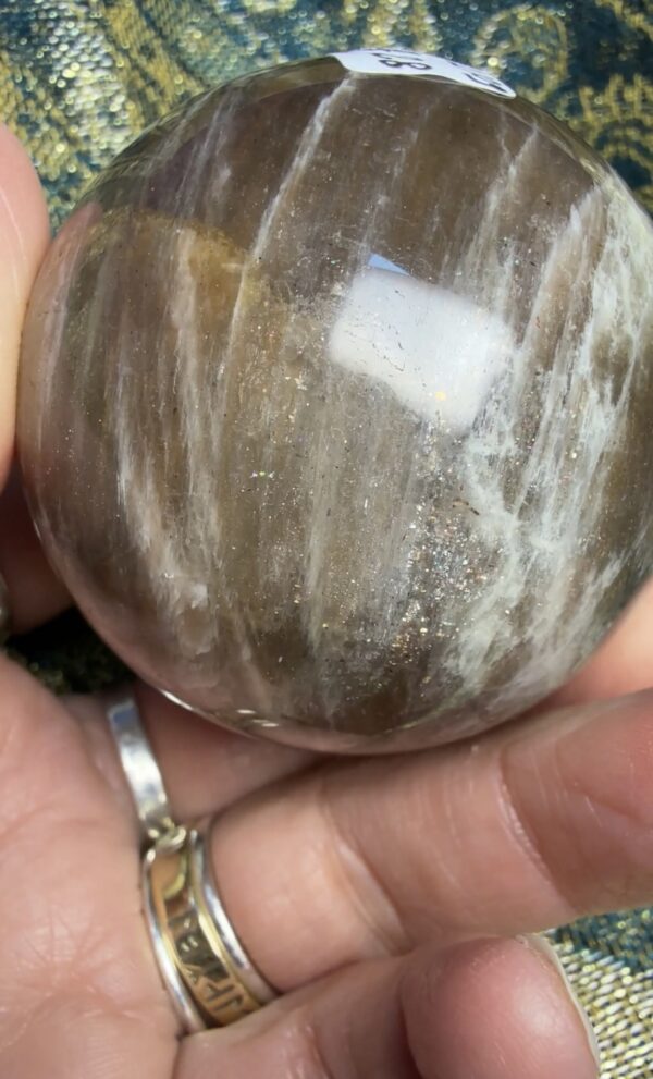 Sunstone in Moonstone Sphere - Image 4