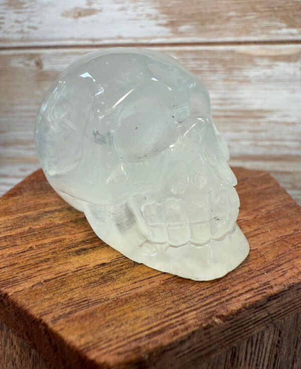 Moonstone Skull Carving