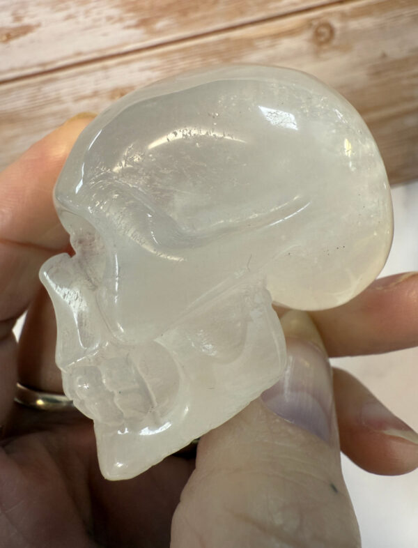 Moonstone Skull Carving - Image 3