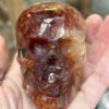 Fire Quartz Skull Carving - Image 3