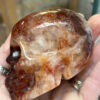 Fire Quartz Skull Carving - Image 4