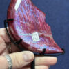 Moonstone (dyed Red) Moon on Stand - Image 4