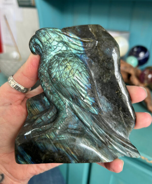 Labradorite Bird Carving