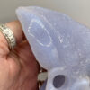 Blue Lace Agate Skull Carving - Image 4