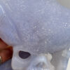 Blue Lace Agate Skull Carving - Image 8