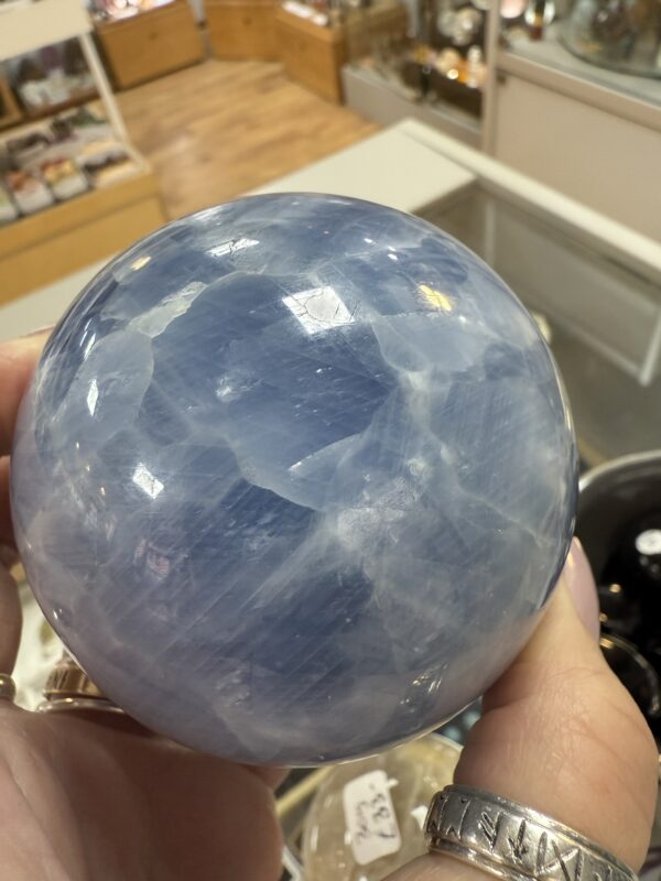 Blue Calcite Sphere