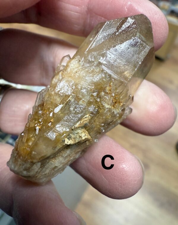 Kundalini Citrine natural points