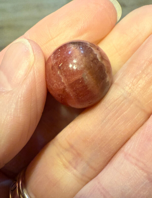 Rhodochrosite Mini Sphere - Image 3