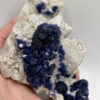 Blueberry Fluorite on Candle Quartz Matrix - Image 2